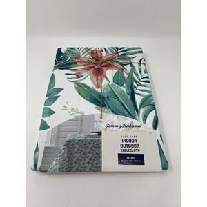 Tommy Bahama Tropical Lily Tablecloth Indoor/Outdoor   60” x 84”" Easy Care NEW